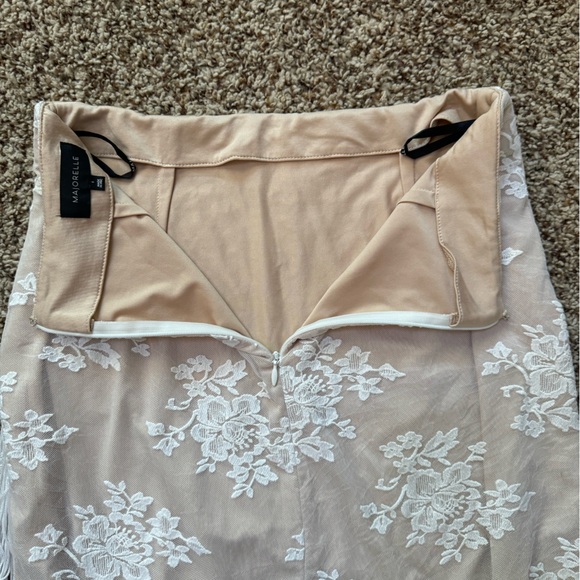 Majorelle Revolve Filaree Fringe Skirt in Ivory - Picture 2 of 13